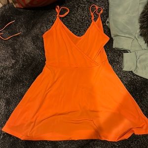 Orange dress